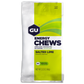 GU Energy Chews from GU Energy Labs, vegan gluten-free electrolyte gummies in 12 packs, ideal for on-the-go workouts.
