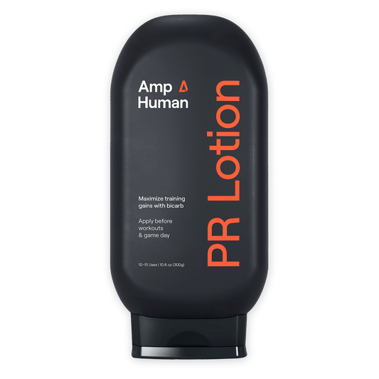 Momentous PR Lotion body care bottle featuring Momentous branding and InnerEdge Technology for skin nourishment and hydration.