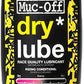 Muc-Off Dry Lube 120ml bottle for automotive parts and accessories, showcasing the sleek design and easy-to-use nozzle.