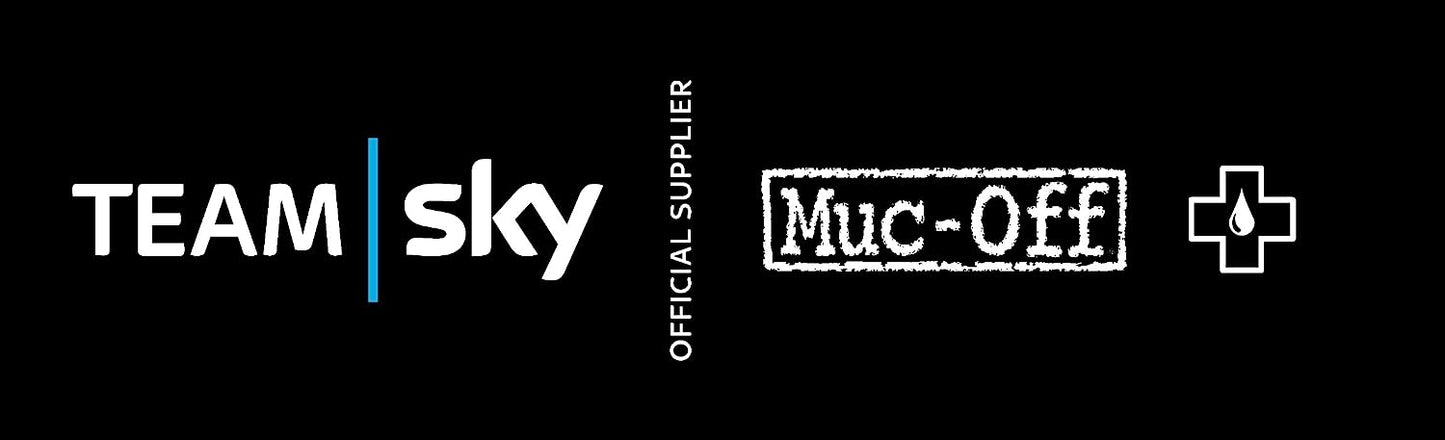 Muc-Off Dry Lube 120-ml bottle for bike maintenance, featuring a sleek design and easy-to-use applicator.