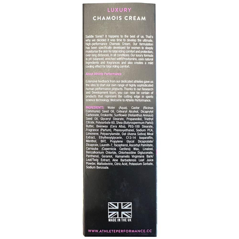 Muc-Off Athlete Performance 100ml for women, featuring a sleek bottle design and performance-focused packaging.