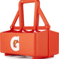 Gatorade water bottle carrier holding six 32oz bottles, featuring a sturdy design for easy transport.