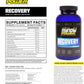 Ryno Power Recovery Capsules with 12 amino acids for muscle regeneration, gluten-free and banned substance-free.
