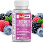 SaltStick FastChews electrolyte tablets in zesty lemon-lime flavor, hydration and recovery supplement for athletes and active individuals.