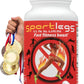 SportLegs Premium Endurance Supplement bottle with 120 capsules, designed for athletic performance and recovery.