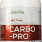 Carbo-Pro by SportQuest 3 lb. energy drink powder in a resealable bag, ideal for athletic performance and endurance.