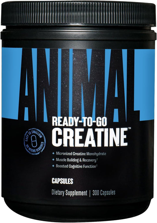 Micronized Creatine Monohydrate Capsules - 300 Caps, 2500Mg per Serving for Muscle Growth, Strength, and Endurance