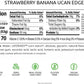 Edge Energy Gel Shots, Strawberry Banana (12, 2 Ounce Packets) for Running, Training, Workouts, Fitness, Cycling, Crossfit | Sugar-Free, Vegan, & Keto Friendly Energy Supplement