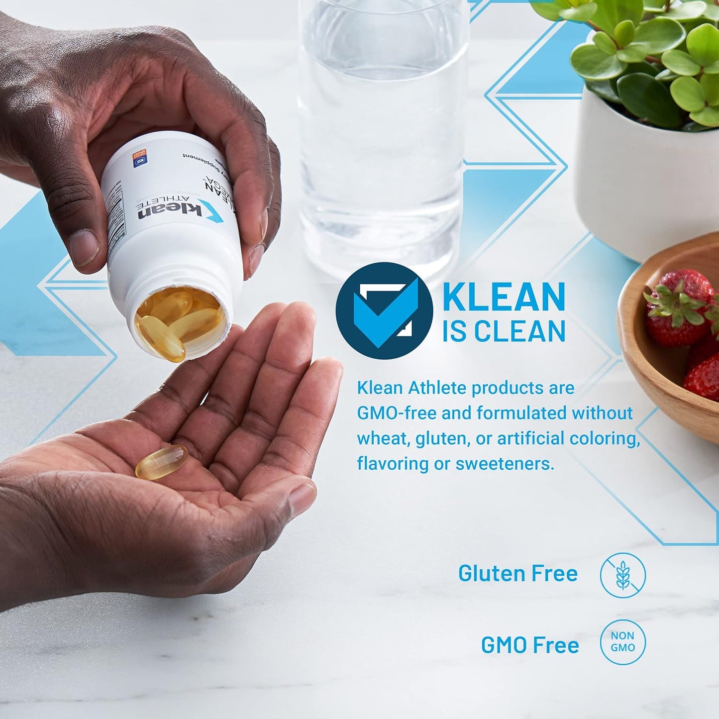 Klean Omega | Pure Fish Oil in Triglyceride Form to Support Cardiovascular, Neurological and Joint Health | NSF Certified for Sport | 60 Softgels