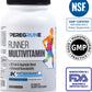 Runner Multivitamin – Engineered Vitamin with Antioxidants for Health/Running Recovery – Complete B Complex for Endurance, Energy – Probiotics, Whole Foods – Certified Running Supplements