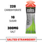 SIS Electrolyte Energy Gels, 22G Fast Acting Carbohydrates, Performance & Endurance Sport Nutrition for Athletes, Energy Gels for Running and Cycling, Salted Strawberry - 2 Oz - 30 Pack