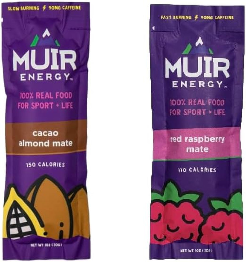 Real Food Energy Gel Variety Pack for Endurance Athletes (Mate 24 Pack)