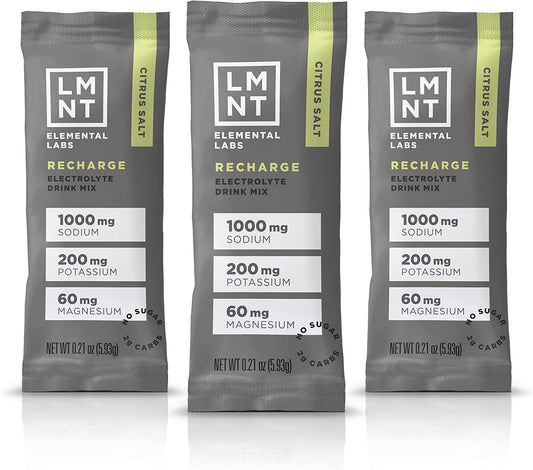 LMNT Electrolytes | Paleo-Keto Friendly Hydration | Zero Sugar Premium Electrolyte Drink Mix