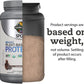 Organic Vegan Sport Protein Powder, Chocolate - Probiotics, Bcaas, 30G Plant Protein for Premium Post Workout Recovery, NSF Certified, Keto, Gluten & Dairy Free, Non GMO, 19 Servings