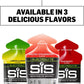 SIS Electrolyte Energy Gels, 22G Fast Acting Carbohydrates, Performance & Endurance Sport Nutrition for Athletes, Energy Gels for Running and Cycling, Salted Strawberry - 2 Oz - 30 Pack