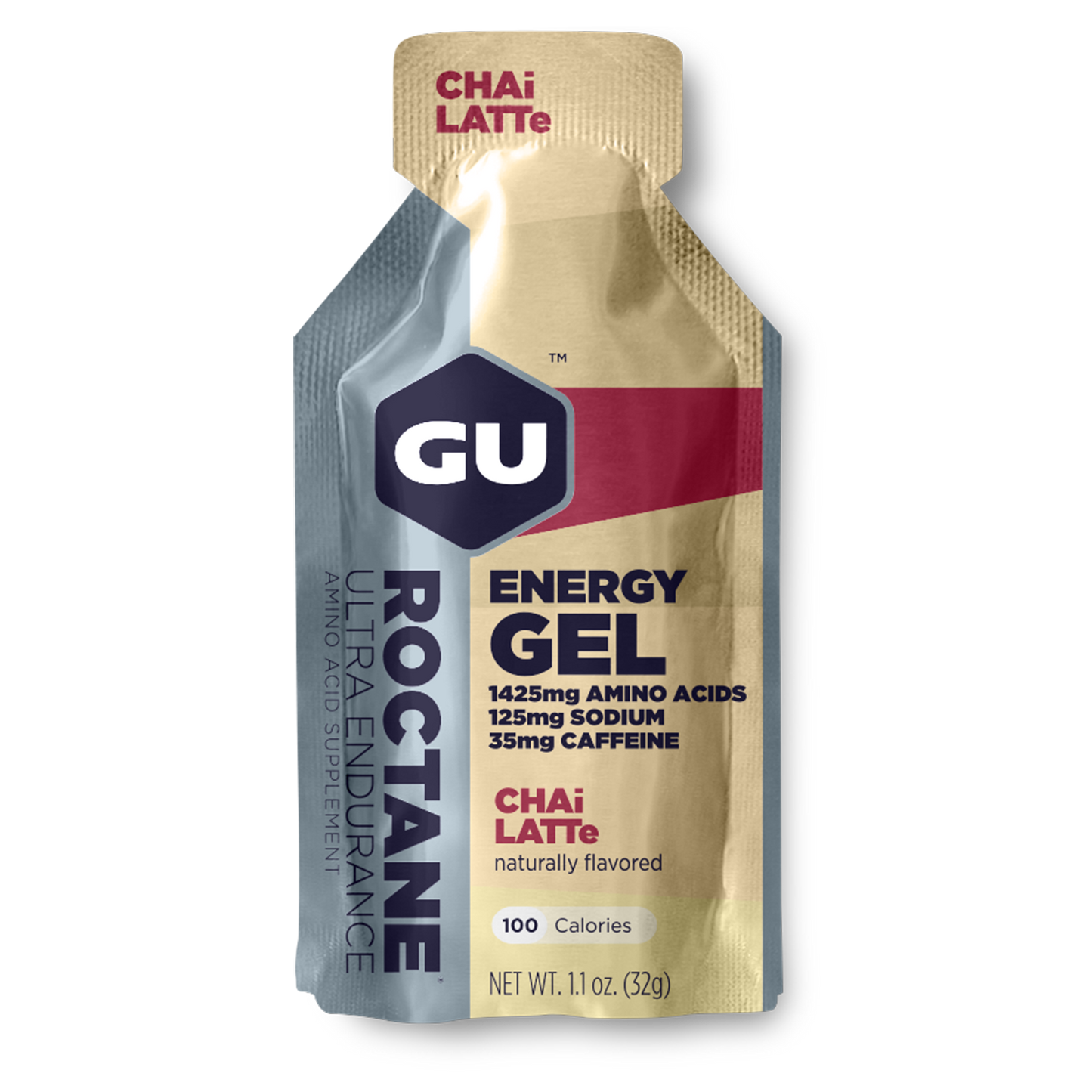 GU Energy Gel ROCTANE 1.1oz Gel (Pack of 8) GU Boom Get Rocked