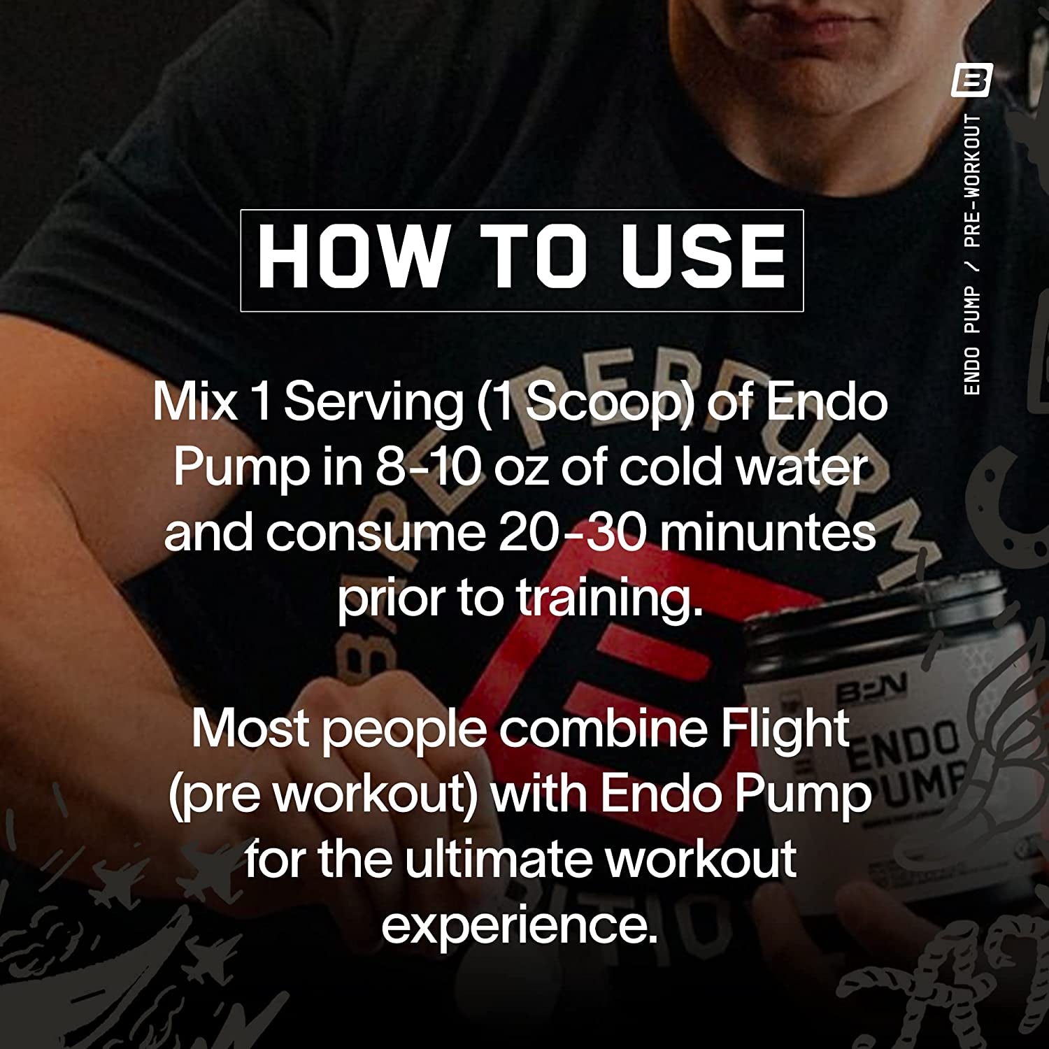 , BPN Endo Pump Pre-Workout Muscle Pump Enhancer, Increased Blood Flow/Oxygen Transport to Muscles, Blackberry Lemonade