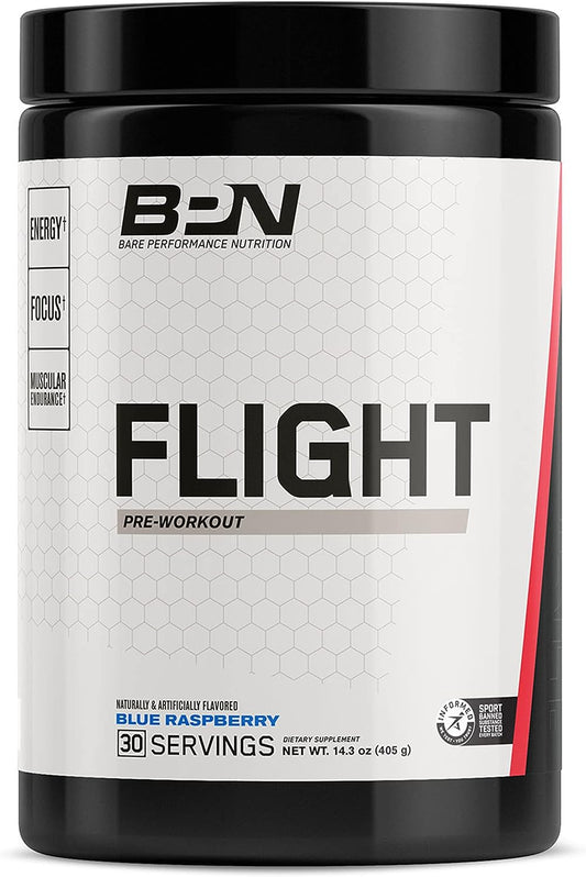 , BPN Flight Pre Workout, Blue Raspberry, 30 Servings