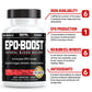 EPO-Boost natural blood builder and EPO stimulator 3 pack by BRL Sports, featuring packaging with product details.