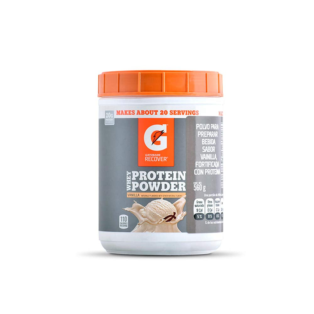 Whey Protein Powder, 20 Servings per Canister, 20 G of Protein per Serving, Vanilla, 19.7 Oz