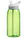 CamelBak eddy 0.75L water bottle in green, featuring a flip-top lid and built-in straw for easy hydration.