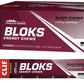 CLIF Bar Shot Bloks chews in a single sleeve, variety pack of 18, energy-boosting snack for active lifestyles.