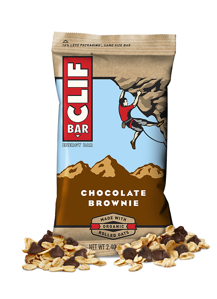 Assorted Clif Bar energy bars in a 12-pack, featuring various flavors and natural ingredients for on-the-go snacking.