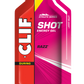 Six-pack of Clif Bar Clif Shot Gels and Turbo Shot energy gels, easy-to-consume sports nutrition for active athletes.