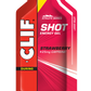 Six Clif Bar Clif Shot gels and Turbo Shot energy packs in a mixed pack, designed for quick energy during athletic activities.
