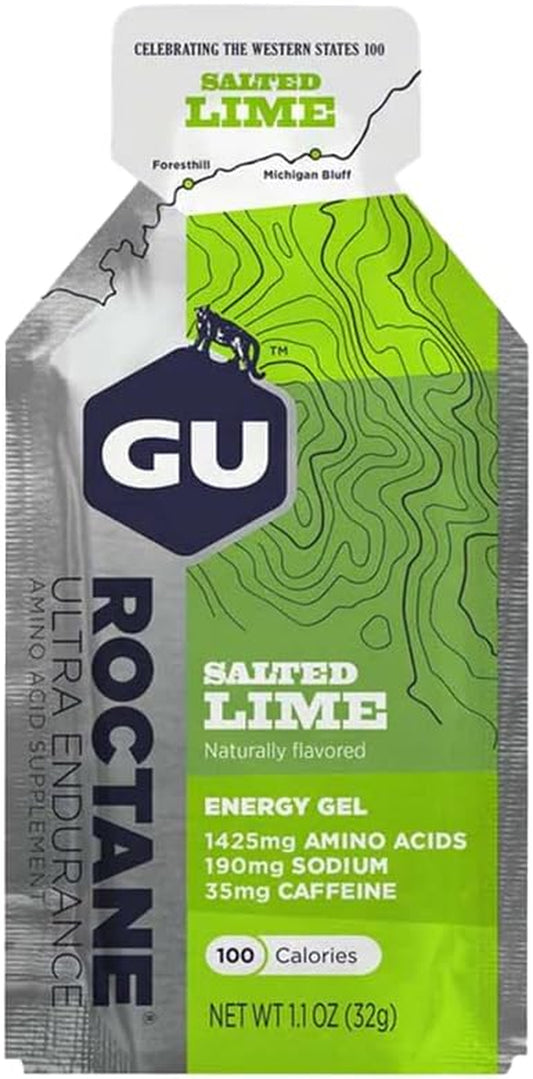 Roctane Energy Gel - Salted Lime, Box of 24