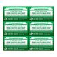 Six-pack of Dr. Bronner's Pure Castile Bar Soap with tea tree, made with organic oils, suitable for face, body, hair, and dandruff.