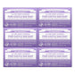 Dr. Bronner's Pure-Castile Bar Soap 6-pack, 5 oz each, made with organic oils, suitable for face, body, hair, and dandruff.