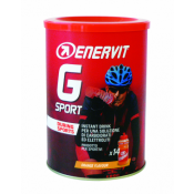 Enervit Enervitene Granular 420g canister with a label, containing energy supplement powder in a clear plastic container