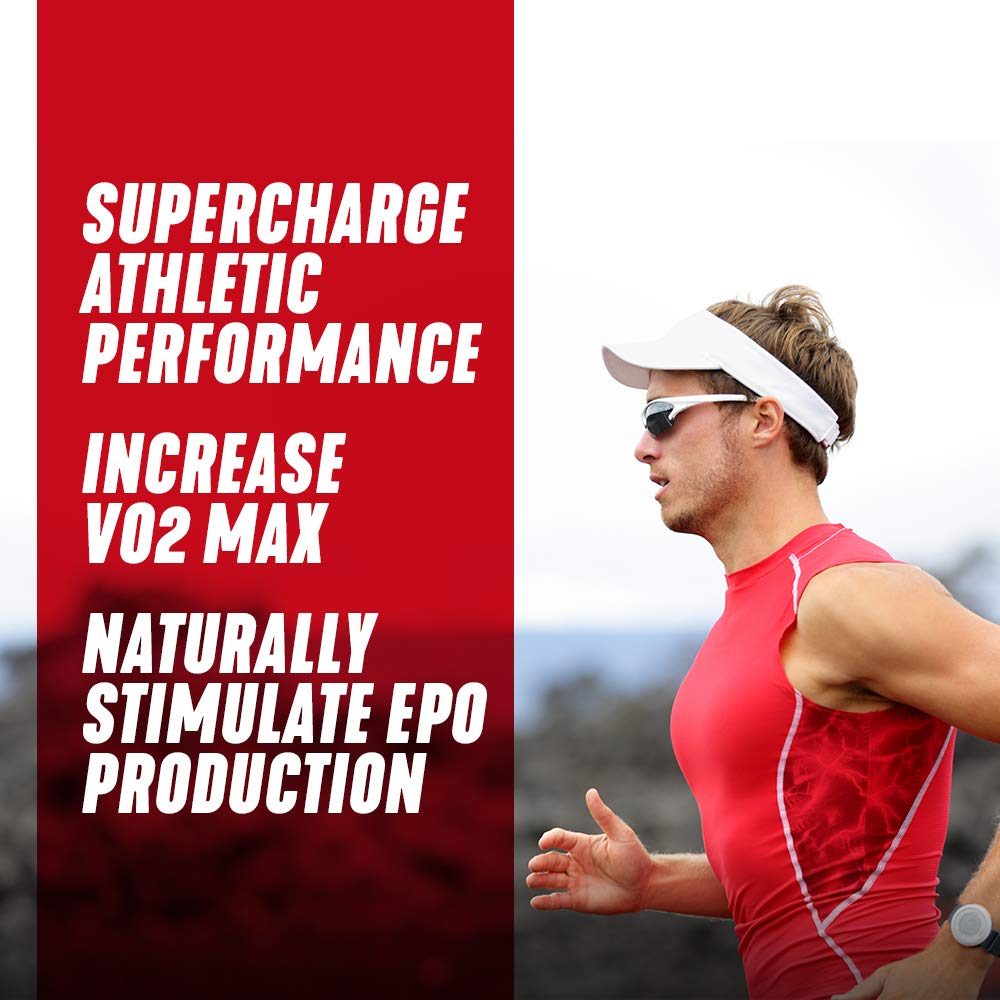 EPO-BOOST endurance supplement 3-pack featuring natural blood builder with echinacea and dandelion root for increased energy.