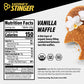 Organic Vanilla Waffle | Energy Stroopwafel for Exercise, Endurance and Performance | Sports Nutrition for Home & Gym, Pre & during Workout | Box of 16 Waffles, 16.96 Ounce