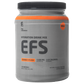 First Endurance EFS Premium Sports Energy Drink Mix in orange flavor, packaged in a 30-serving container.