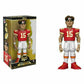 Funko Gold NFL Kansas City Chiefs Patrick Mahomes 12-inch vinyl figure, detailed collectible Funko vinyl figure of quarterback Mahomes.