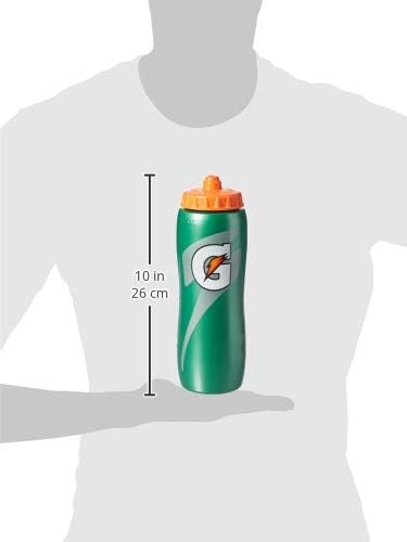 Gatorade Premium 32oz contour-style squeeze water bottle in a 48-pack, designed for hydration and sports use.
