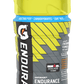 Six 24 fl oz bottles of Gatorade G Endurance electrolyte replacement drink in orange flavor, arranged in a pack.