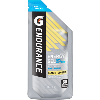 Gatorade Endurance Energy Gel Variety Pack with 12 energy gel packets in assorted flavors for athletes.