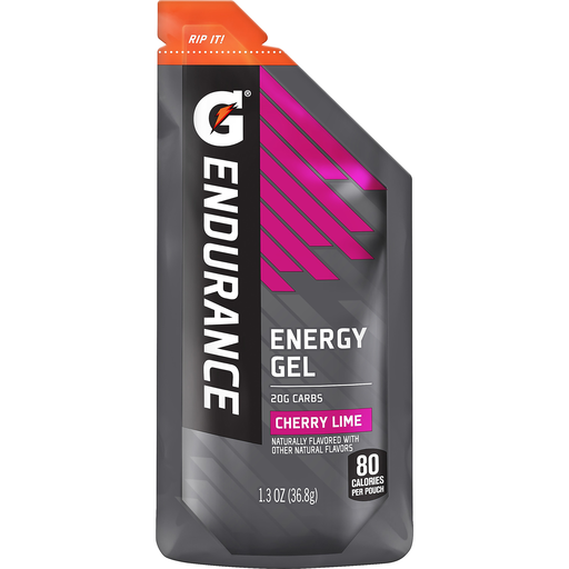 Gatorade Endurance Energy Gel Variety Pack with 12 gel packets in assorted flavors for athletic performance.