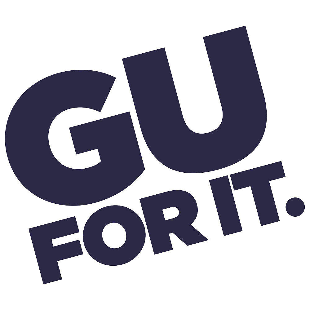 GU Energy Roctane Endurance Energy Gel Build Your Own 24-pack box, showing individual gel packets with branding and flavor labels