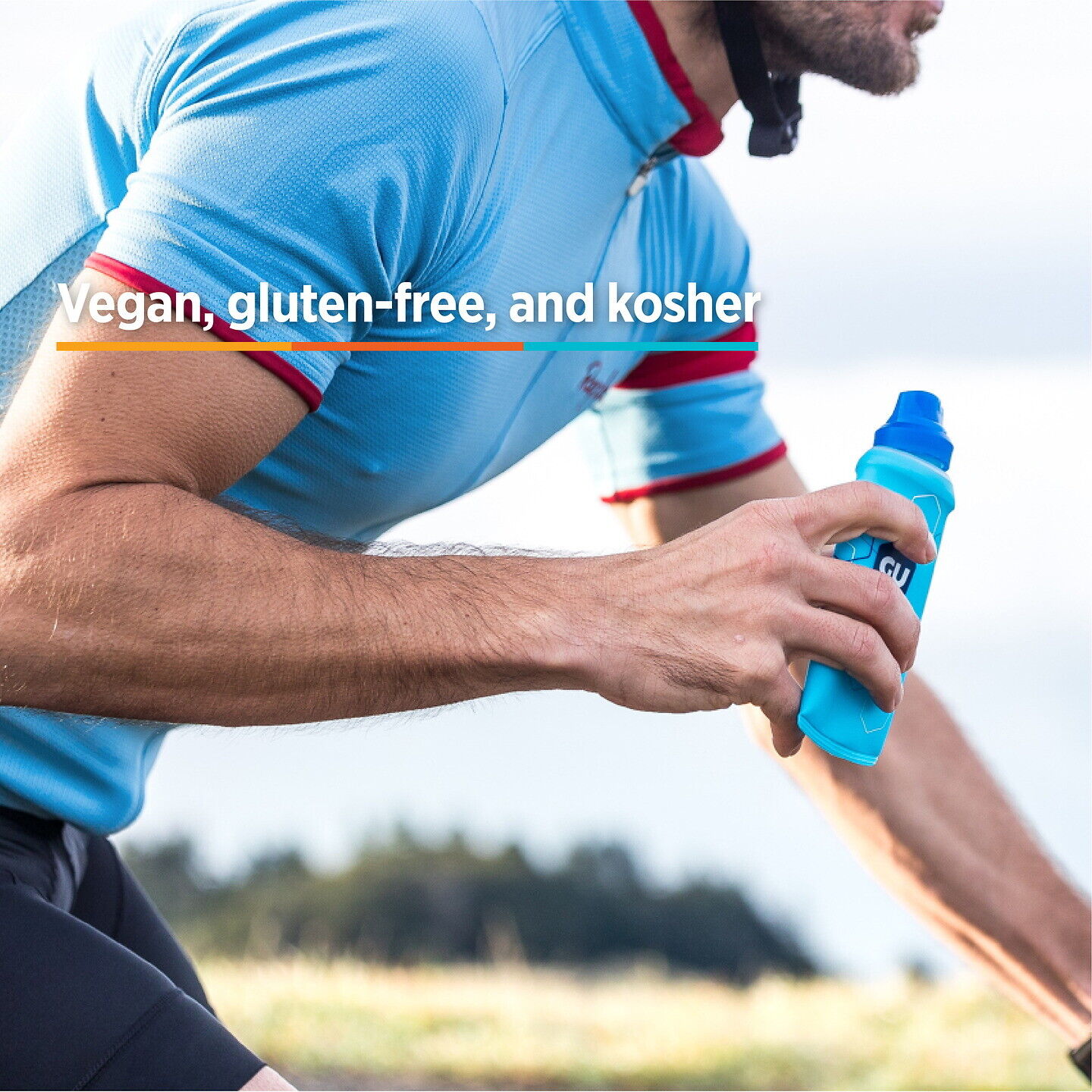 GU Energy Roctane Endurance Energy Gel Build Your Own 24-pack box showing various flavored energy gels in individual packets.