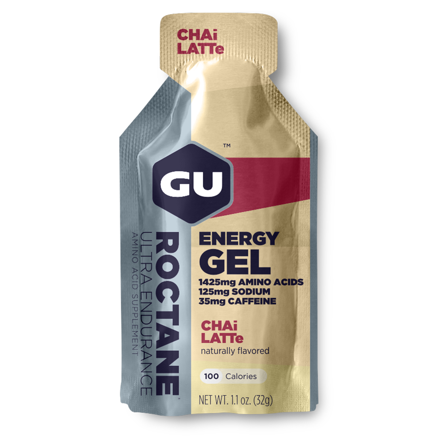 GU Energy Labs Roctane Cherry Lime Energy Gel 1.1oz pack of 8, designed for quick energy boost during physical activity