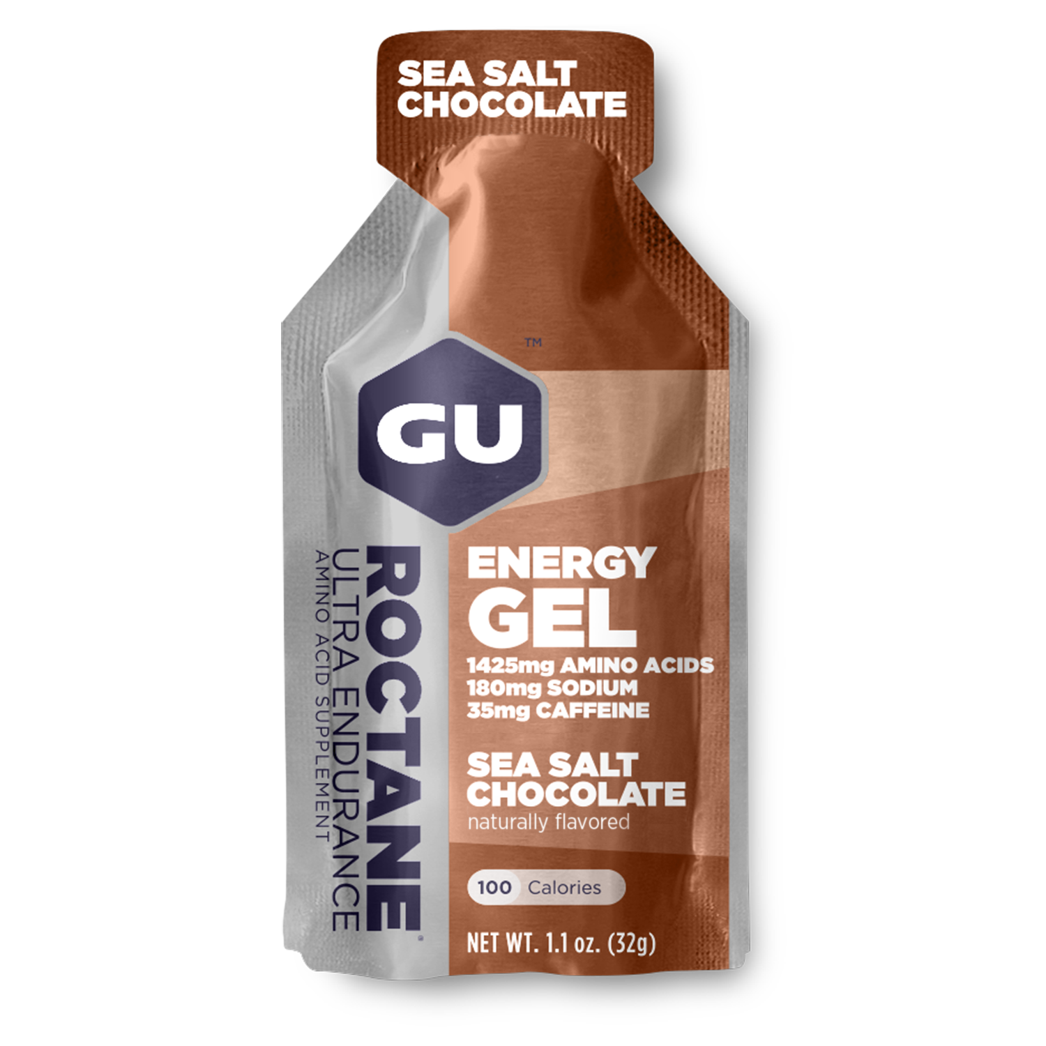 GU Energy Labs Roctane Cherry Lime Energy Gel 1.1oz pack of 8, sports nutrition gel for endurance athletes