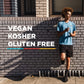 GU Energy Chews with electrolytes, vegan, gluten-free, dairy-free gummies in 12 on-the-go bags, ideal for workout energy boost.