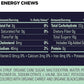 GU Energy Chews with electrolytes in a variety pack, vegan, gluten-free, dairy-free, and kosher, ideal for on-the-go energy during workouts.