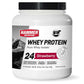 Hammer Whey Whey Protein Isolate container from Hammer Nutrition with black and white label and sporty design.