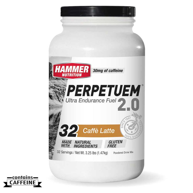Hammer Nutrition Perpetuem 2.0 endurance fuel for long-distance racing and training, with a focus on sustained energy.