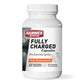 Hammer Nutrition Fully Charged pre-exercise ignitor capsules for energy and focus, shown in a bottle with 60 capsules.